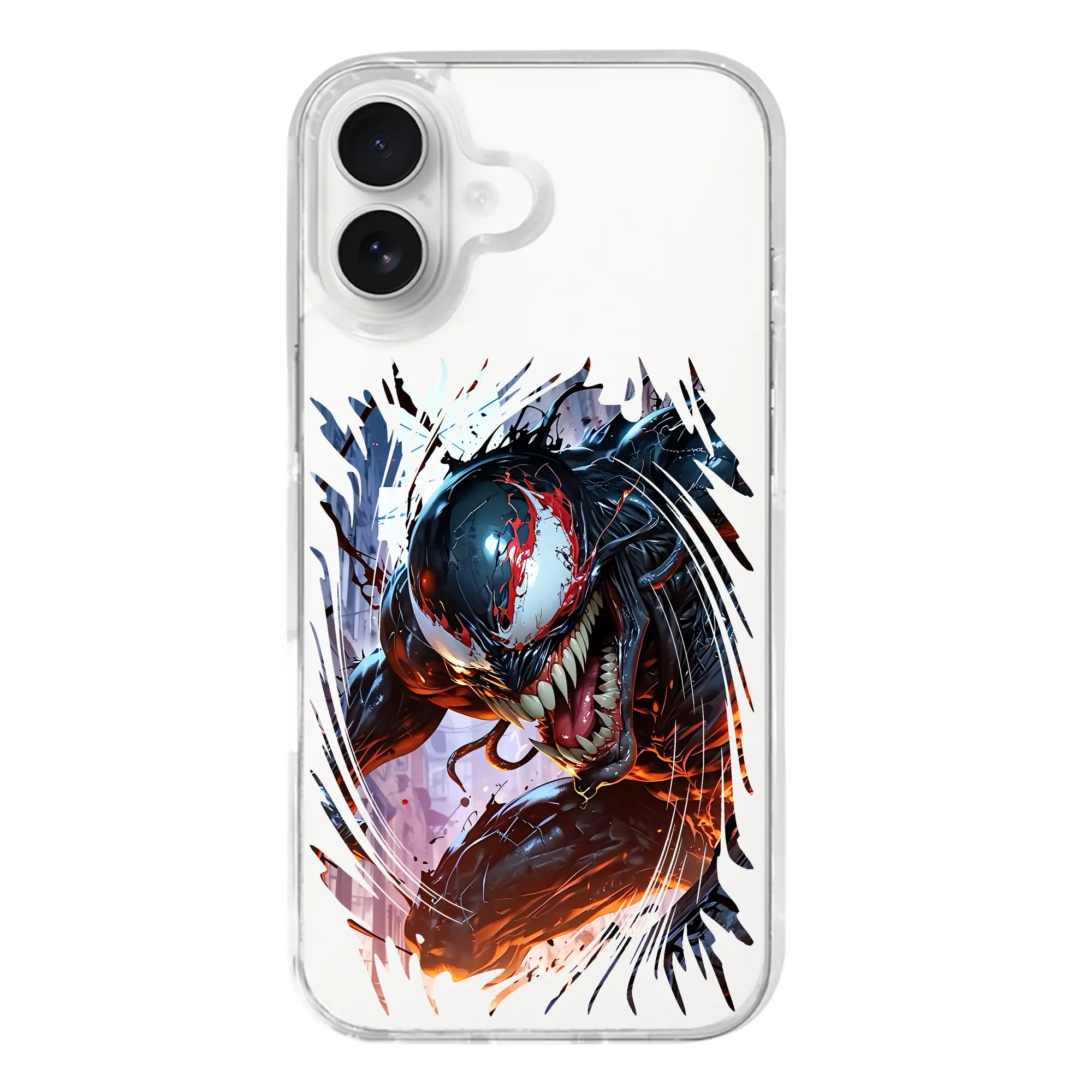 ヴェノム グッズ,ヴェノム - iPhone 17シリーズ 透明スマホケース – 薄型・耐衝撃・精密フィット保護カバー